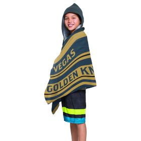 NHL 606 Golden Knights - Juvy Hooded Towel, 22"X51"