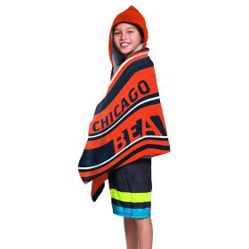 NFL 606 Bears - Juvy Hooded Towel, 22"X51"