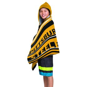 NFL 606 Steelers - Juvy Hooded Towel, 22"X51"