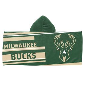 NBA 606 Bucks - Juvy Hooded Towel, 22"X51"