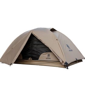 Leisure Portable Stand Camp Tent (Color: Brown)