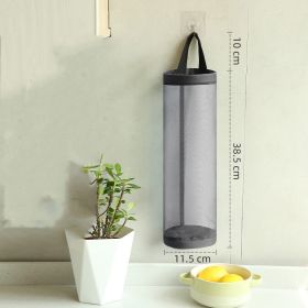 Kitchen Light Luxury Punch-free Garbage Collector Bag (Option: Earth Gray)