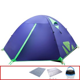 Pasture Gaodi Tent Cold Mountain Field Camping Equipment Outdoor Storm Tent (Option: Purple-3air)