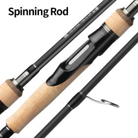 Three-section Lure Rod Adjustable Carbon Straight Handle Fishing Rod (Option: Straight handle luya pole-2.1m)