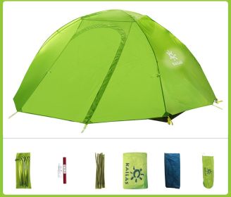 Sun Protection Wind And Storm Proof Camping Equipment For Two People (Option: Fluorescent Green)