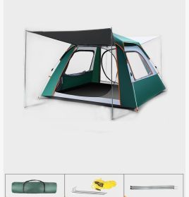 Foldable Automatic Thickening Sunscreen Wild Picnic Home Full Set Camping Tent (Option: Vinyl style-1 Style)